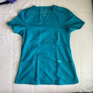 Teal Cherokee scrub set
